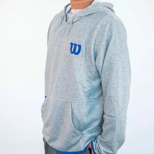 POLERON SUDADERA FRENCH TERRY CABALLERO GRIS