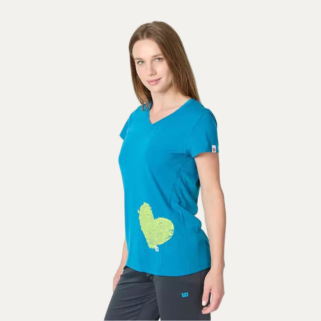 Polera Mujer Wilson Clay Heart Tech