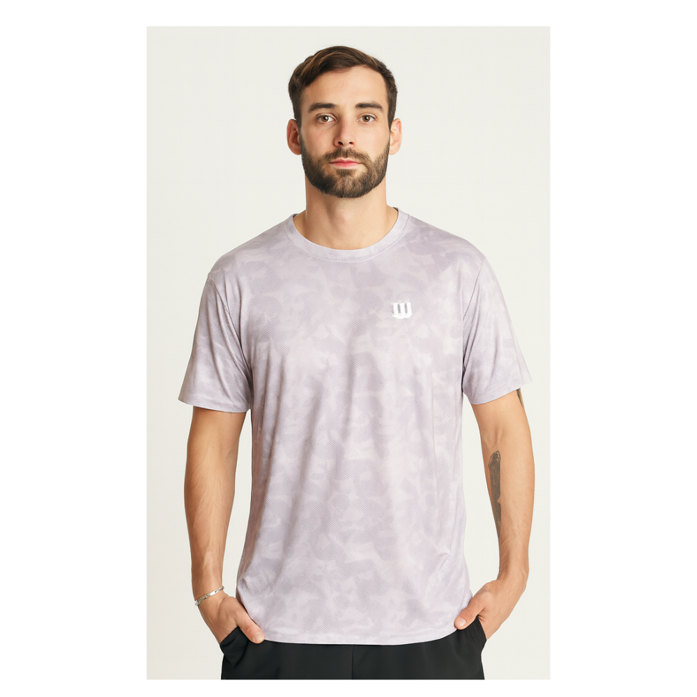 Polera Deportiva Hombre Blanca