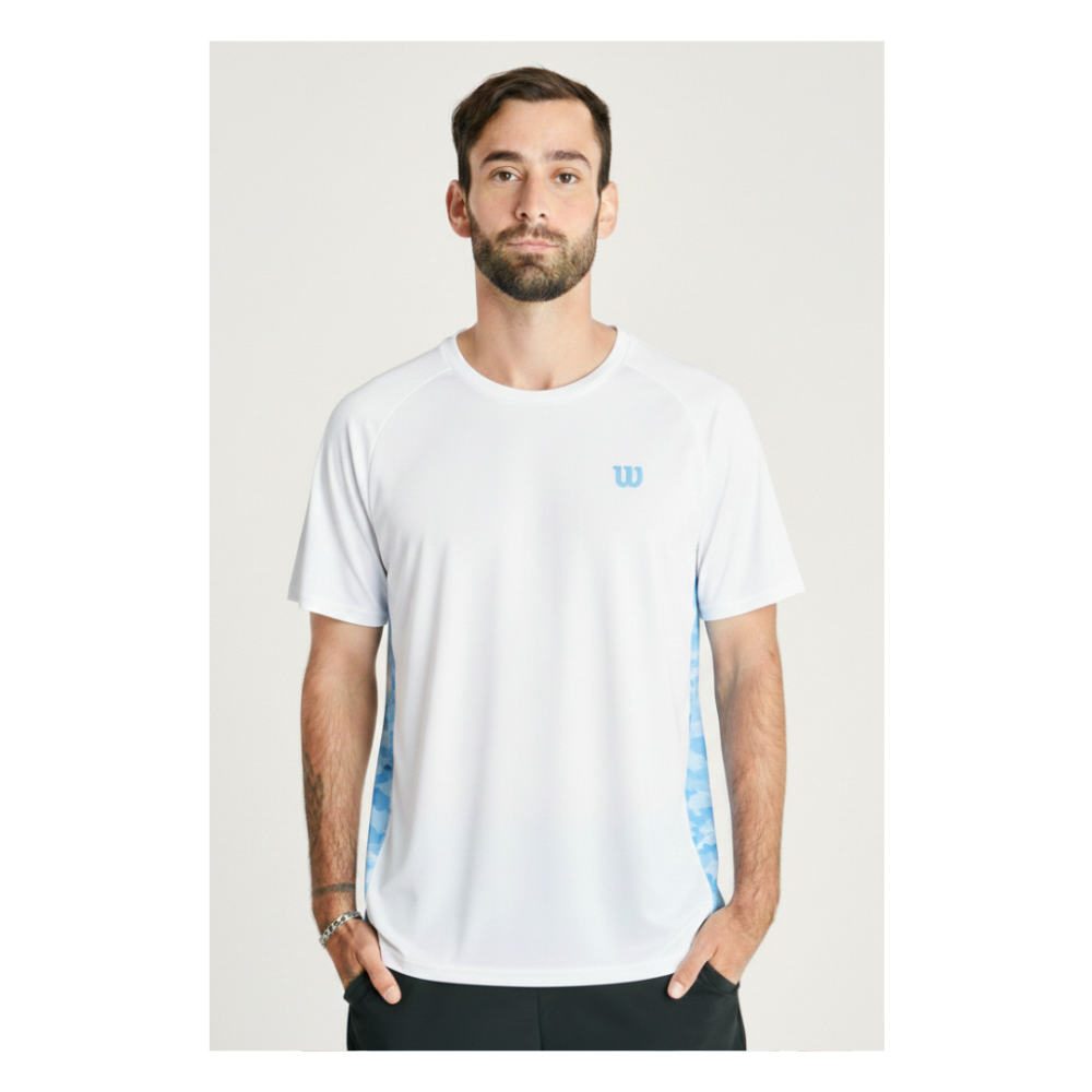 Polera Deportiva Hombre Blanca