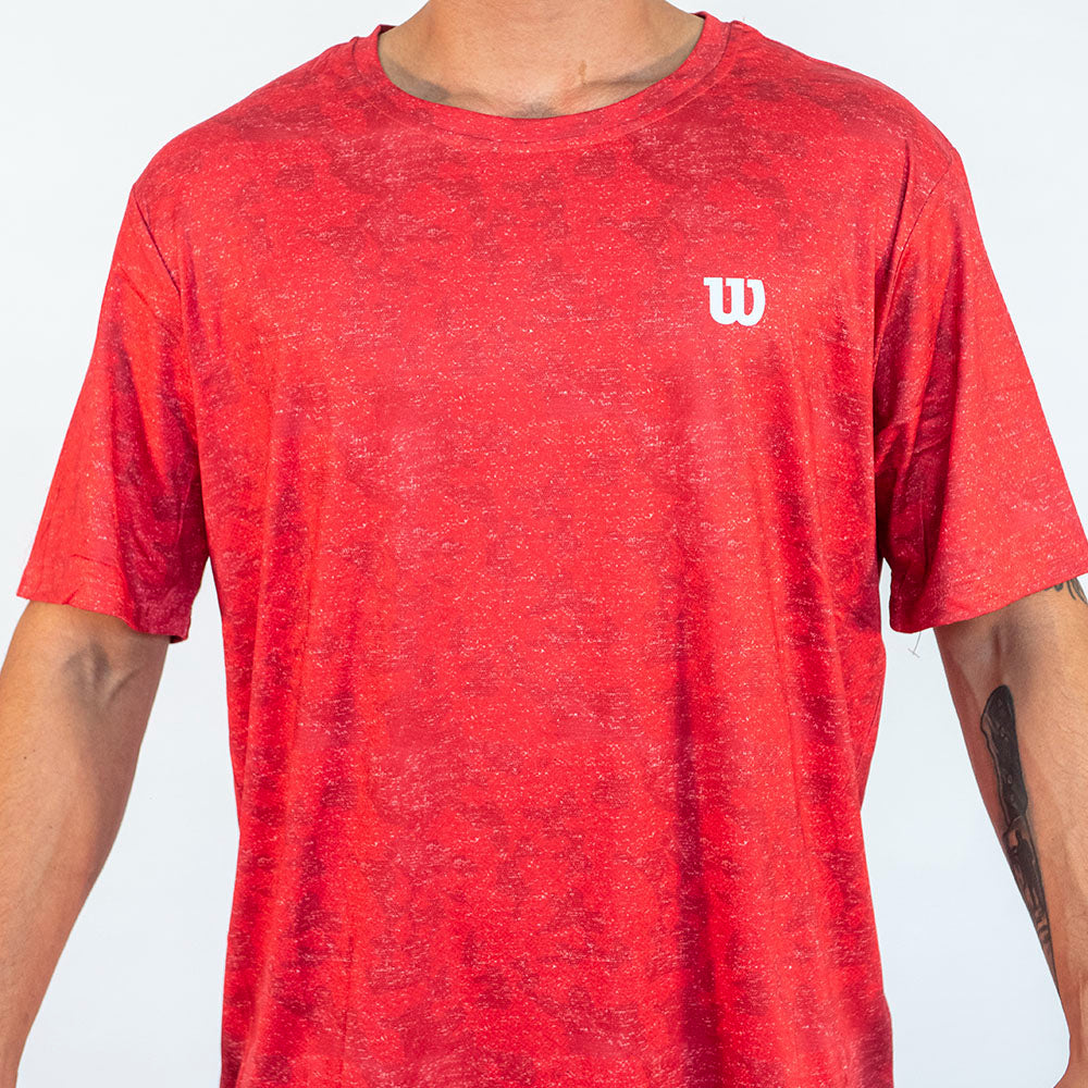 POLERA DEPORTIVA HOMBRE ROJO