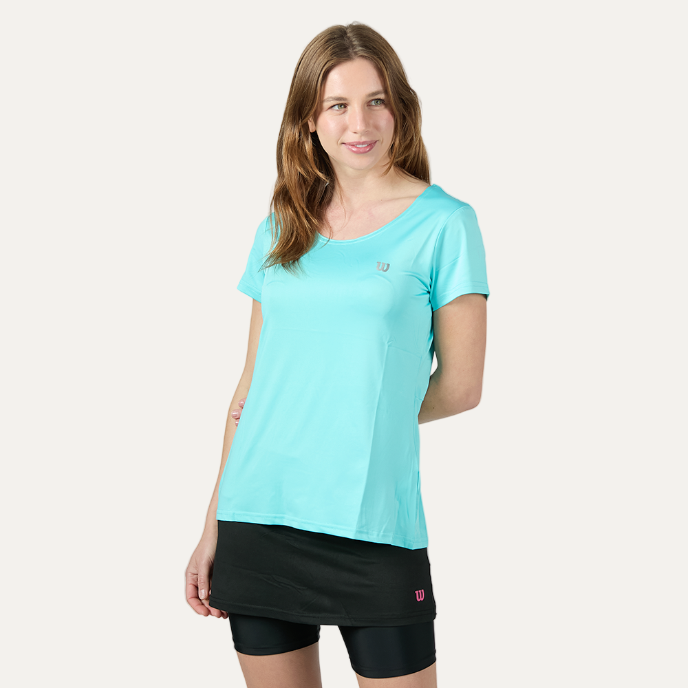Polera Mujer Wilson Celeste