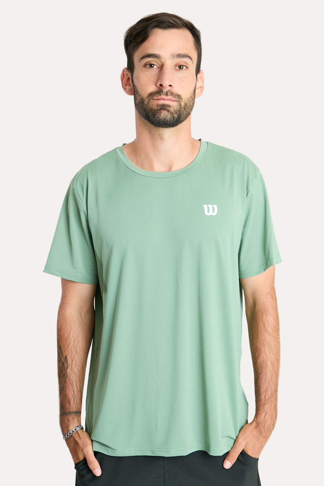 Polera Deportiva Hombre Verde