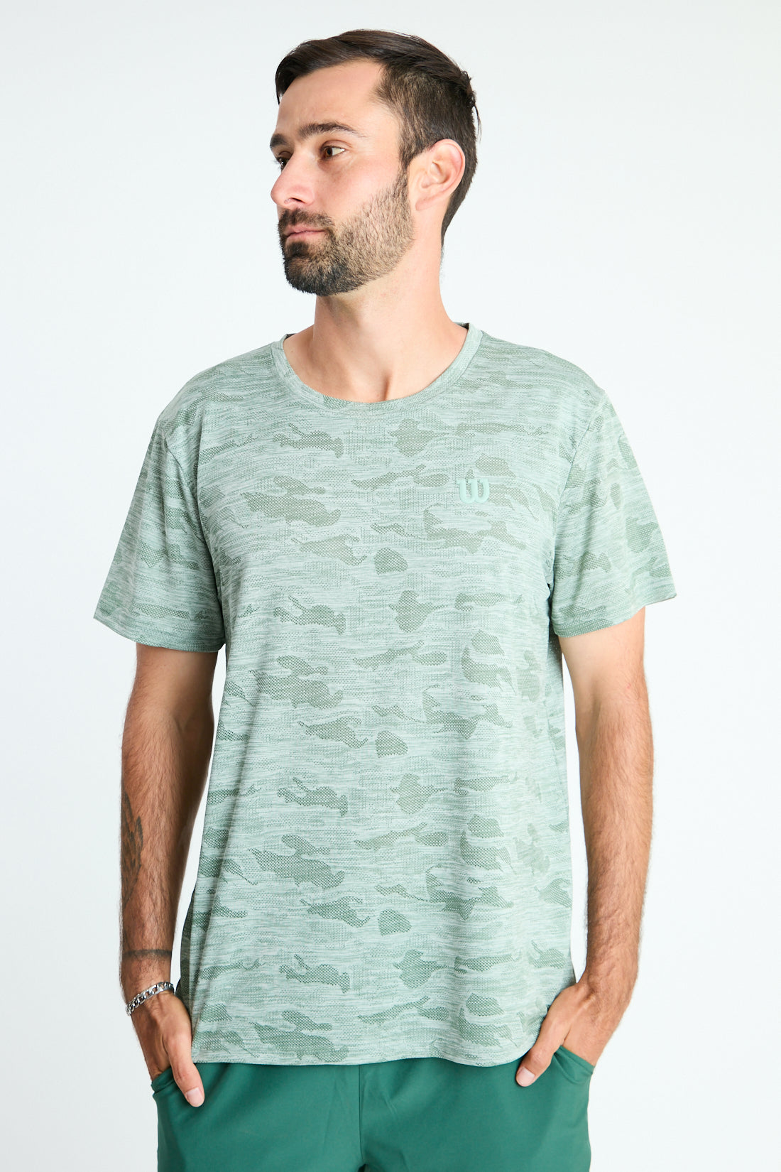 POLERA POLERA DEPORTIVA VERDE