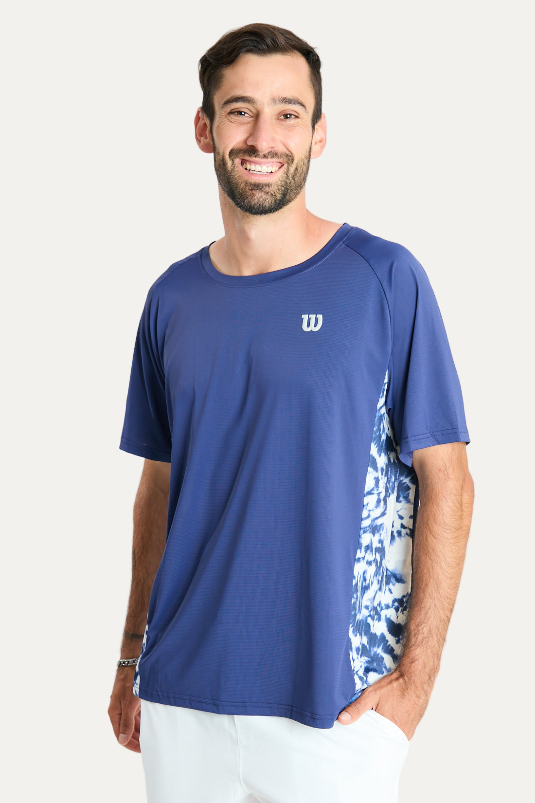 Polera Deportiva Hombre Azul