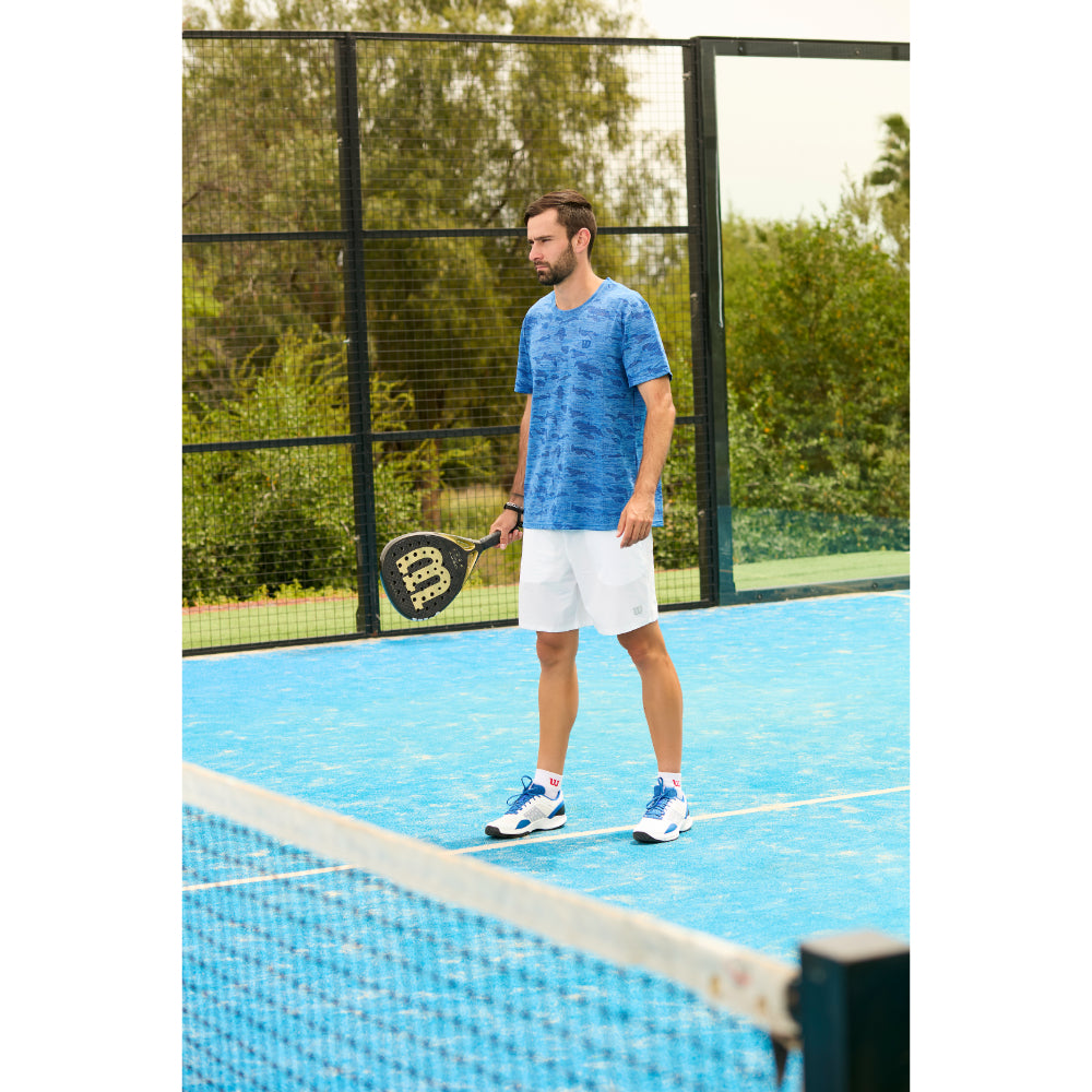 POLERA DEPORTIVA HOMBRE AZUL