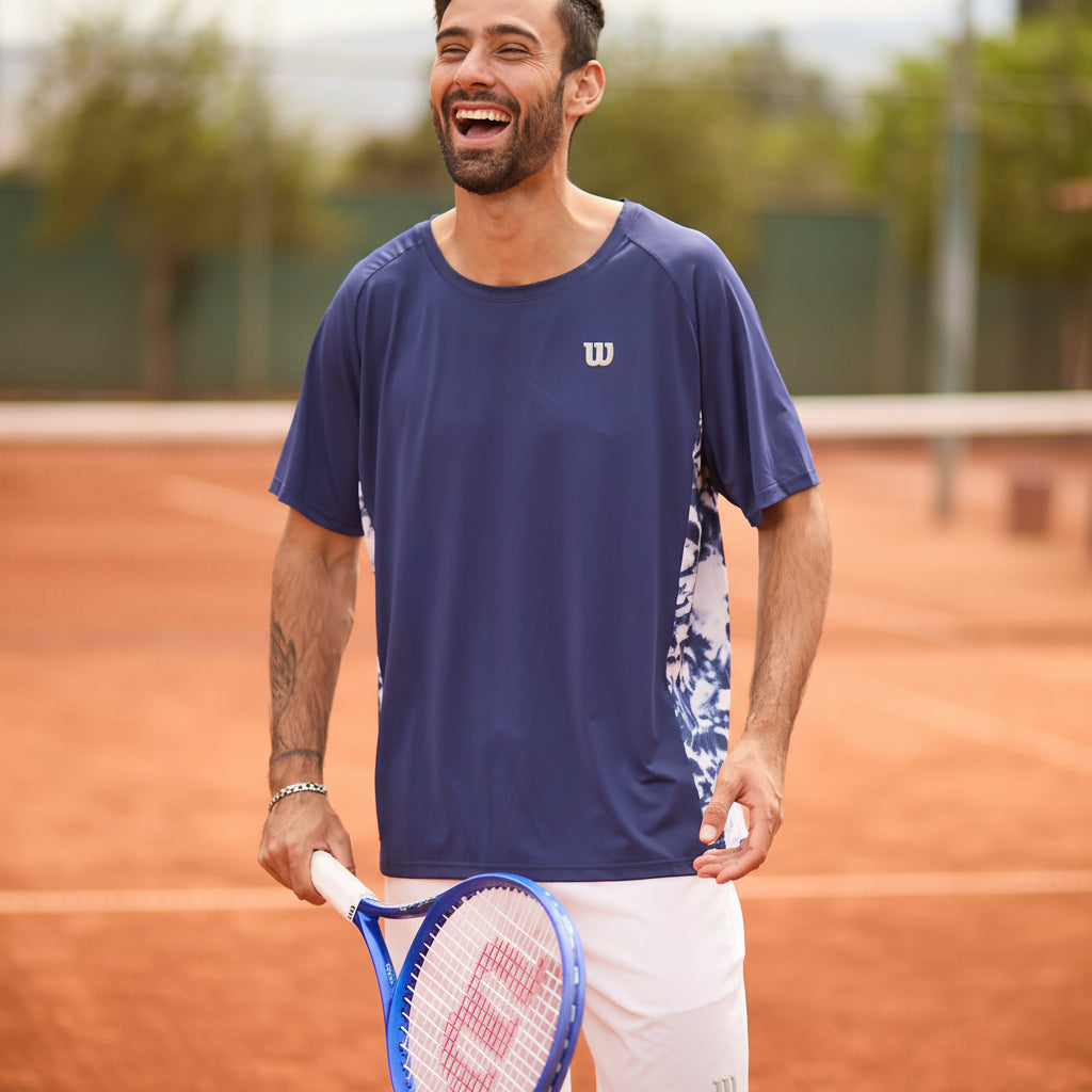 Short Poliester Caballero Blanco