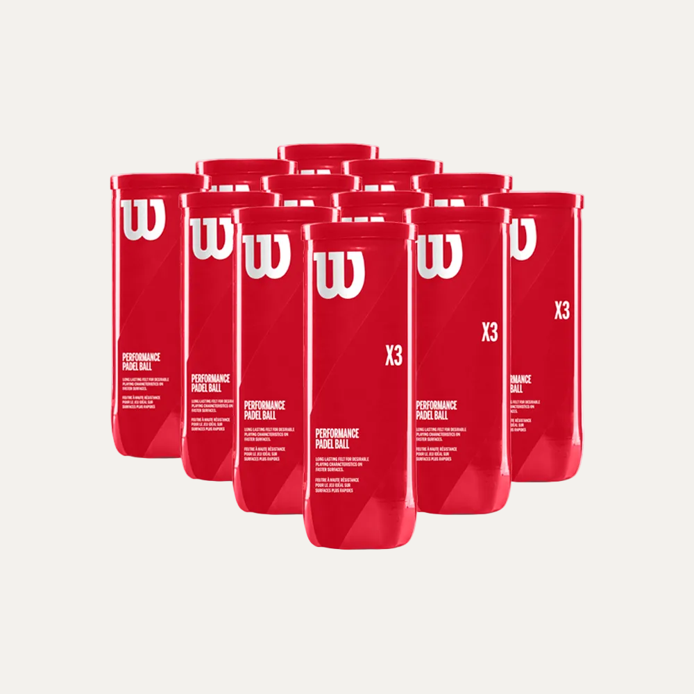 Pack de 12 tarros de Pelotas De Pádel (3 Ball)