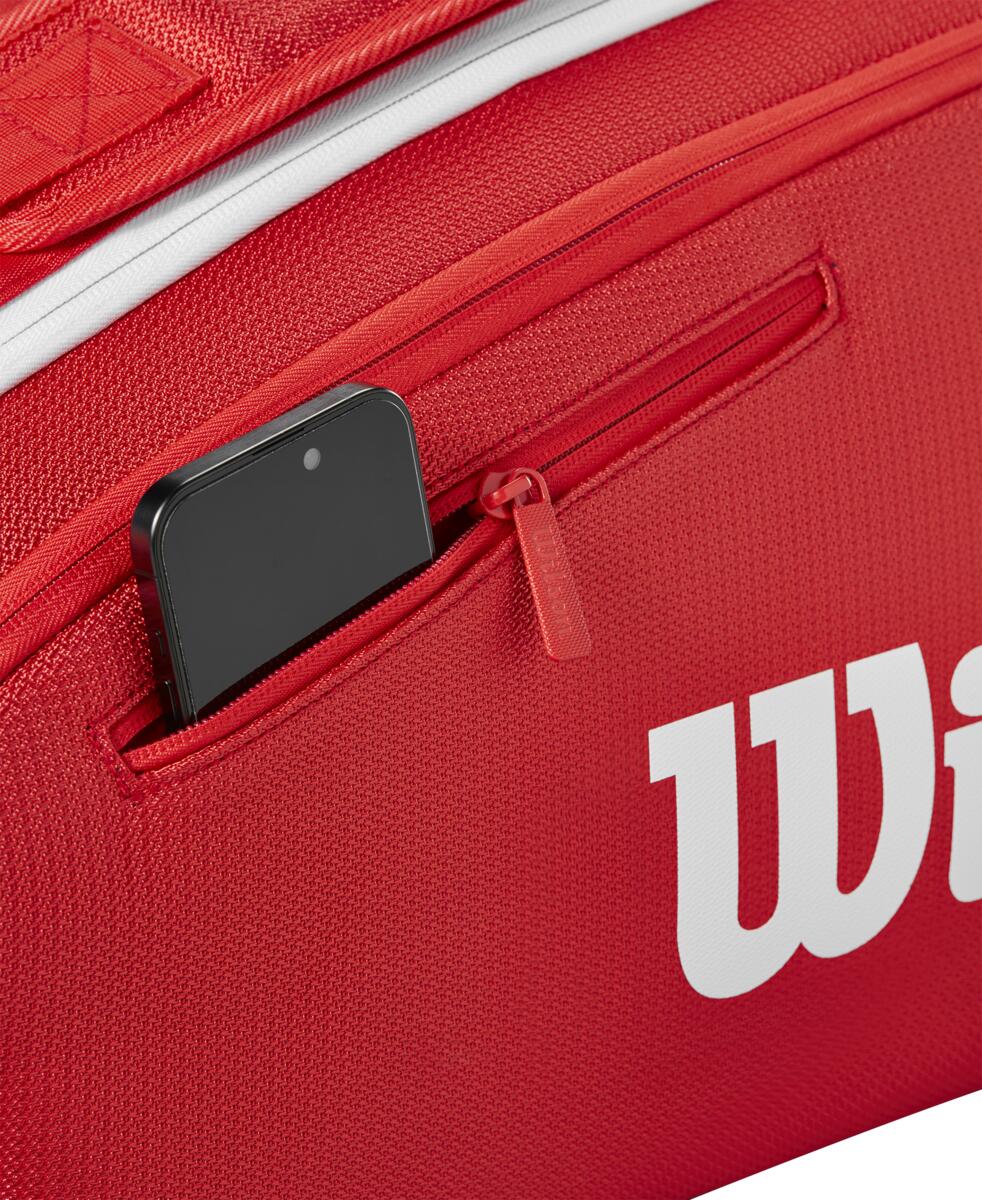 BOLSO SUPER TOUR WILSON RED 15PK