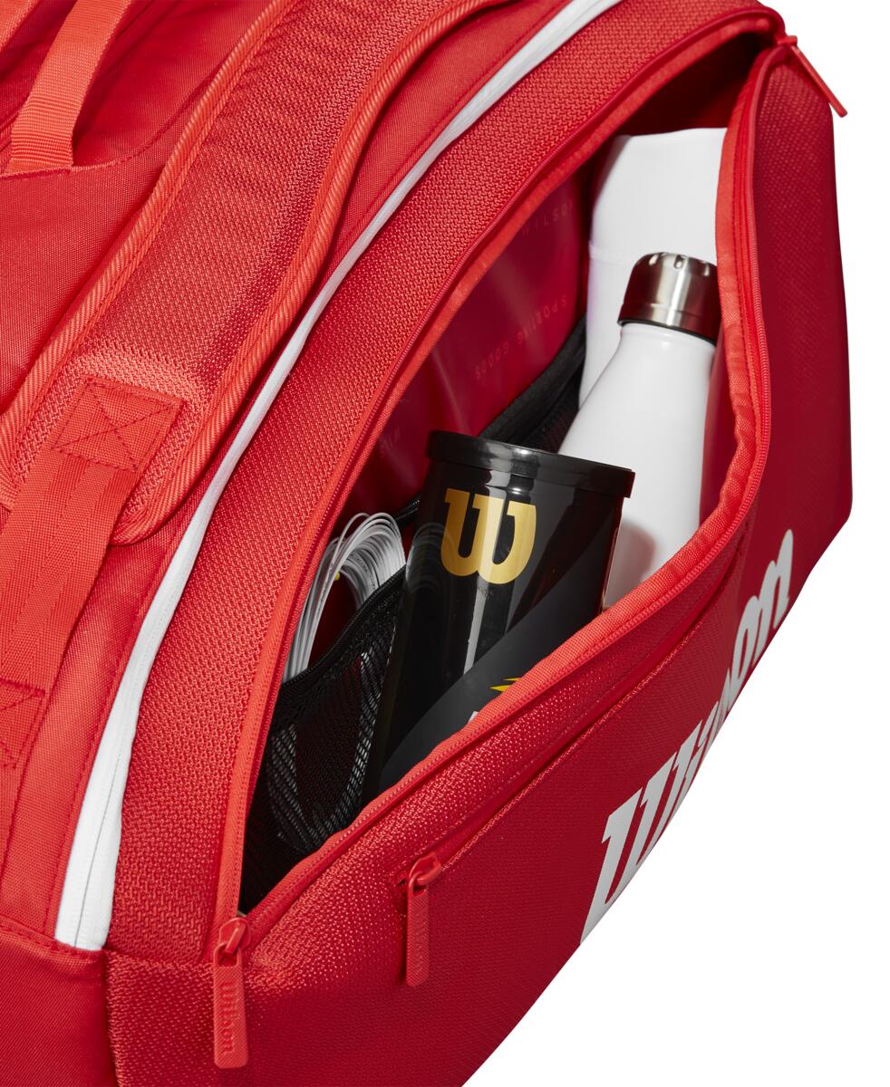 BOLSO SUPER TOUR WILSON RED 15PK