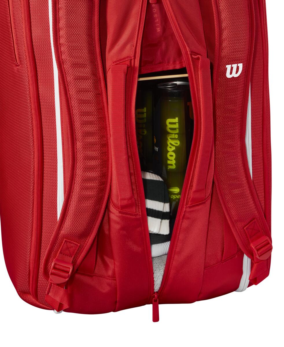 BOLSO SUPER TOUR WILSON RED 15PK