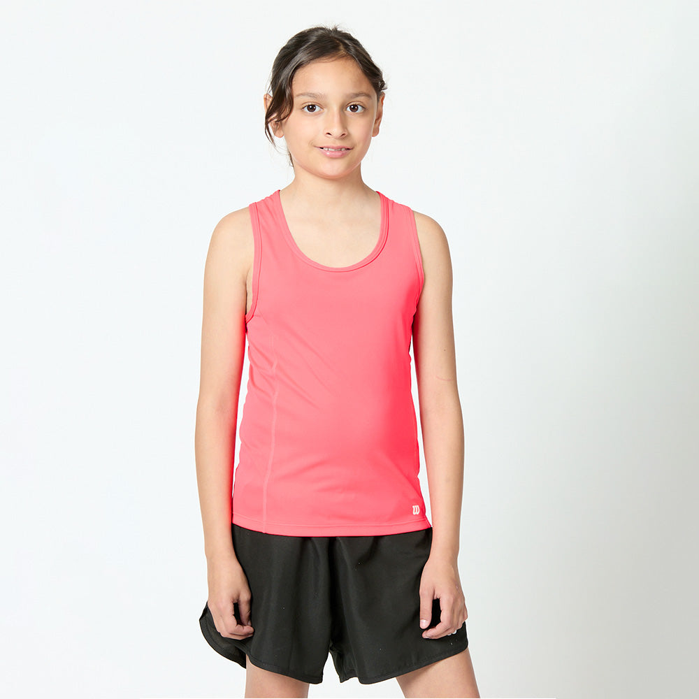 POLERA NIÑA WILSON RUSH TANK NEON
