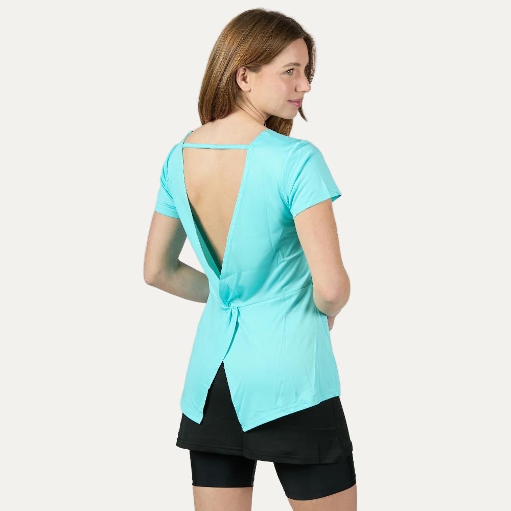 Polera Mujer Wilson Celeste