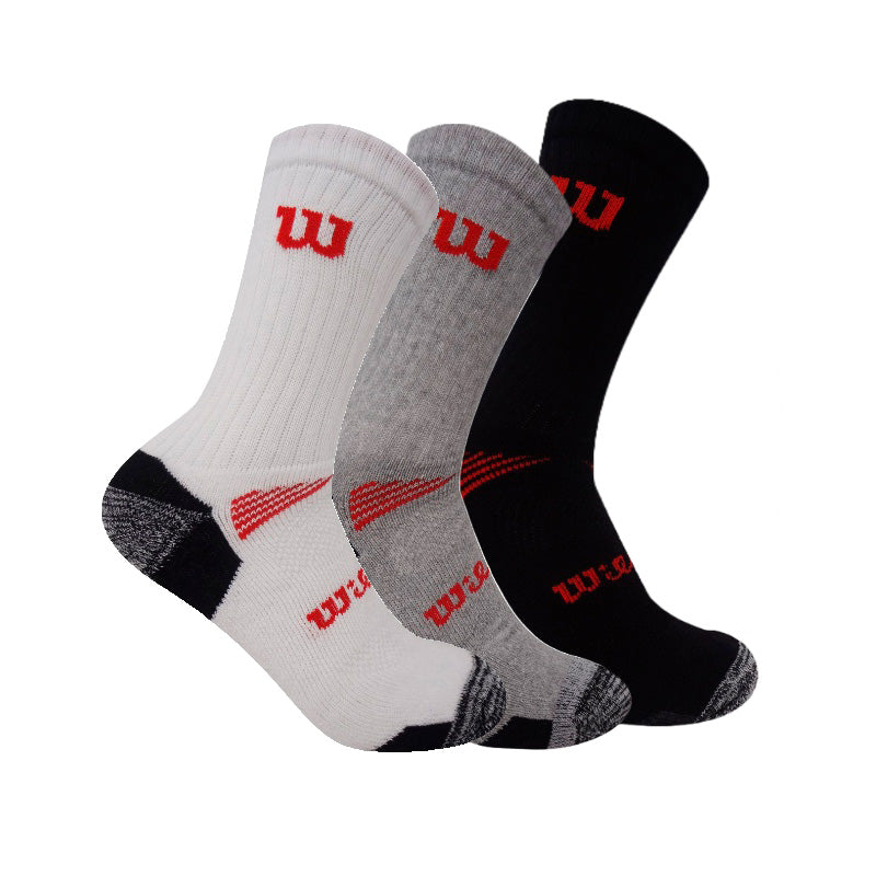 PACK 3 CALCETIN BLANCO GRIS NEGRO