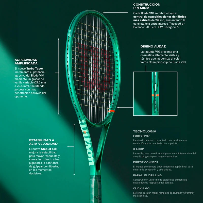 Raqueta De Tenis Blade 100 V10