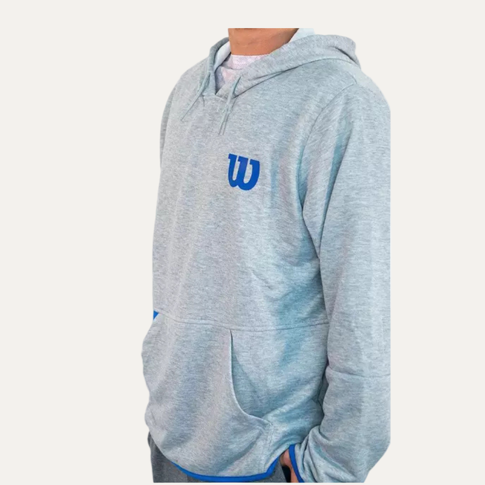 Poleron Sudadera French Terry Caballero Gris