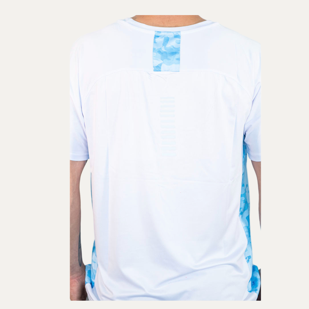 Polera Deportiva Hombre Blanca