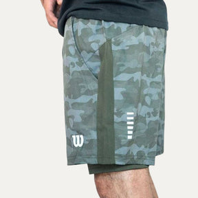 Short 5' Caballero Wilson Flex Negro/Verde