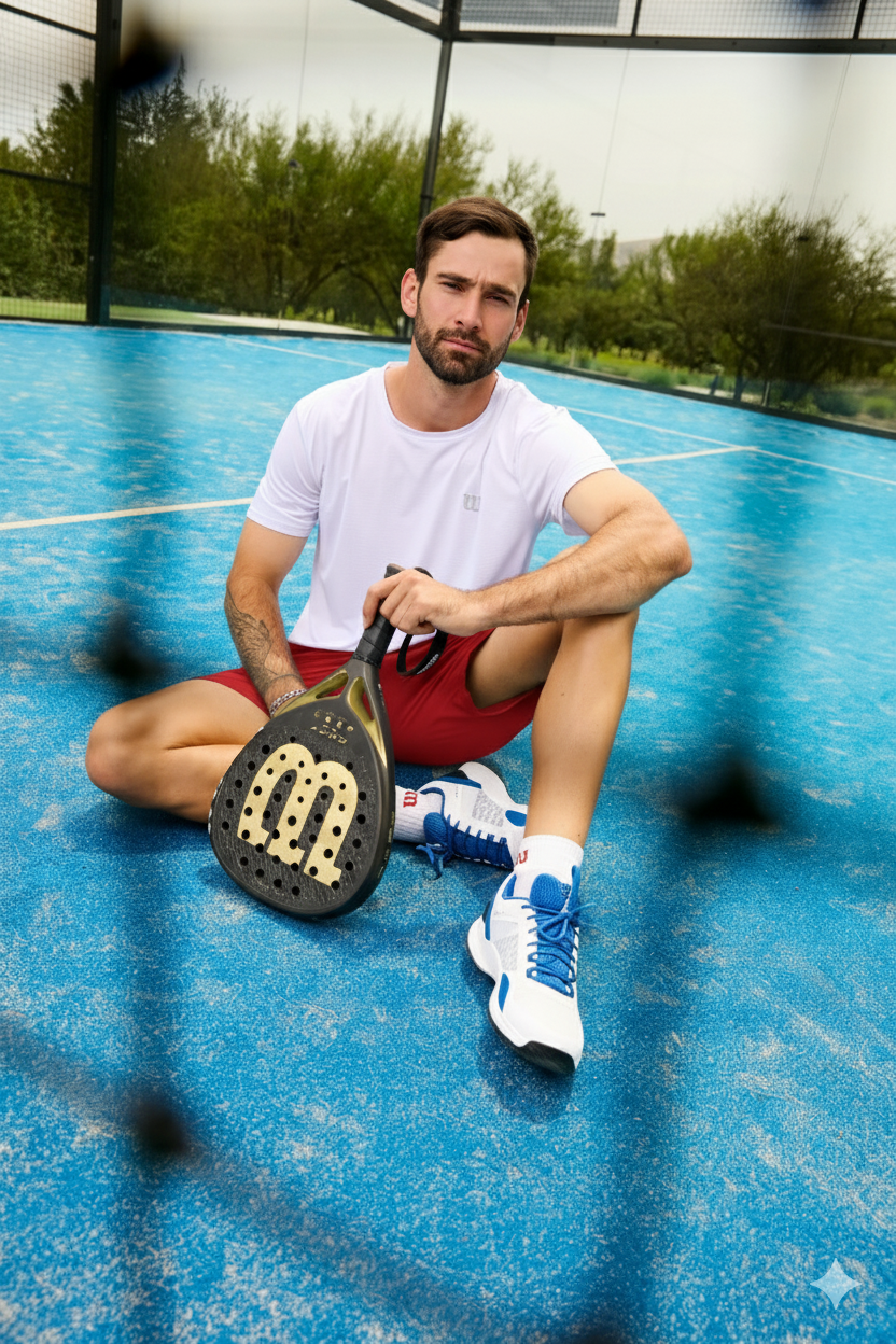 POLERA DEPORTIVA HOMBRE BLANCA