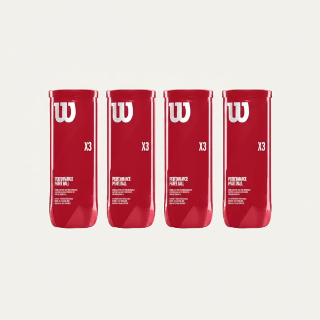 Pack De 4 Tarros De Pelotas De Pádel Wilson (3 Ball)