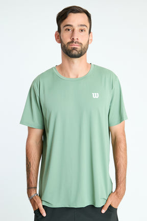 POLERA DEPORTIVA HOMBRE VERDE