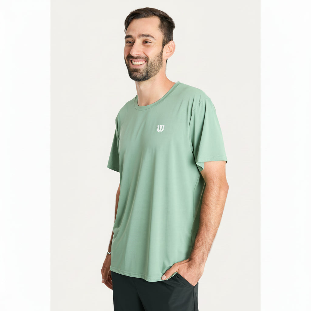 Polera Deportiva Hombre Verde