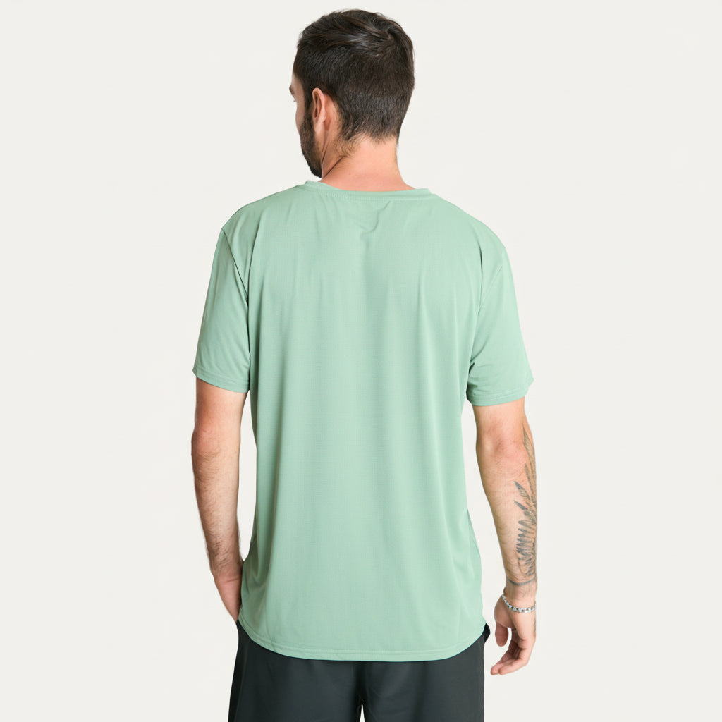 Polera Deportiva Hombre Verde
