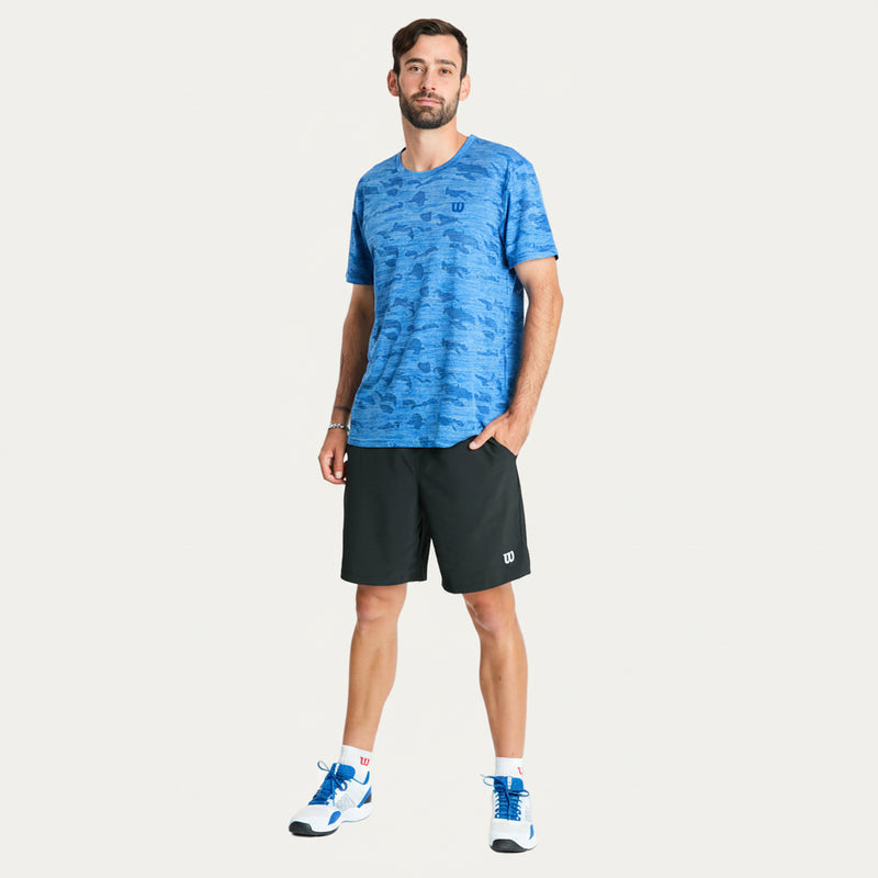 Polera Deportiva Camuflada Azul H