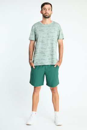 SHORT POLIESTER CABALLERO VERDE