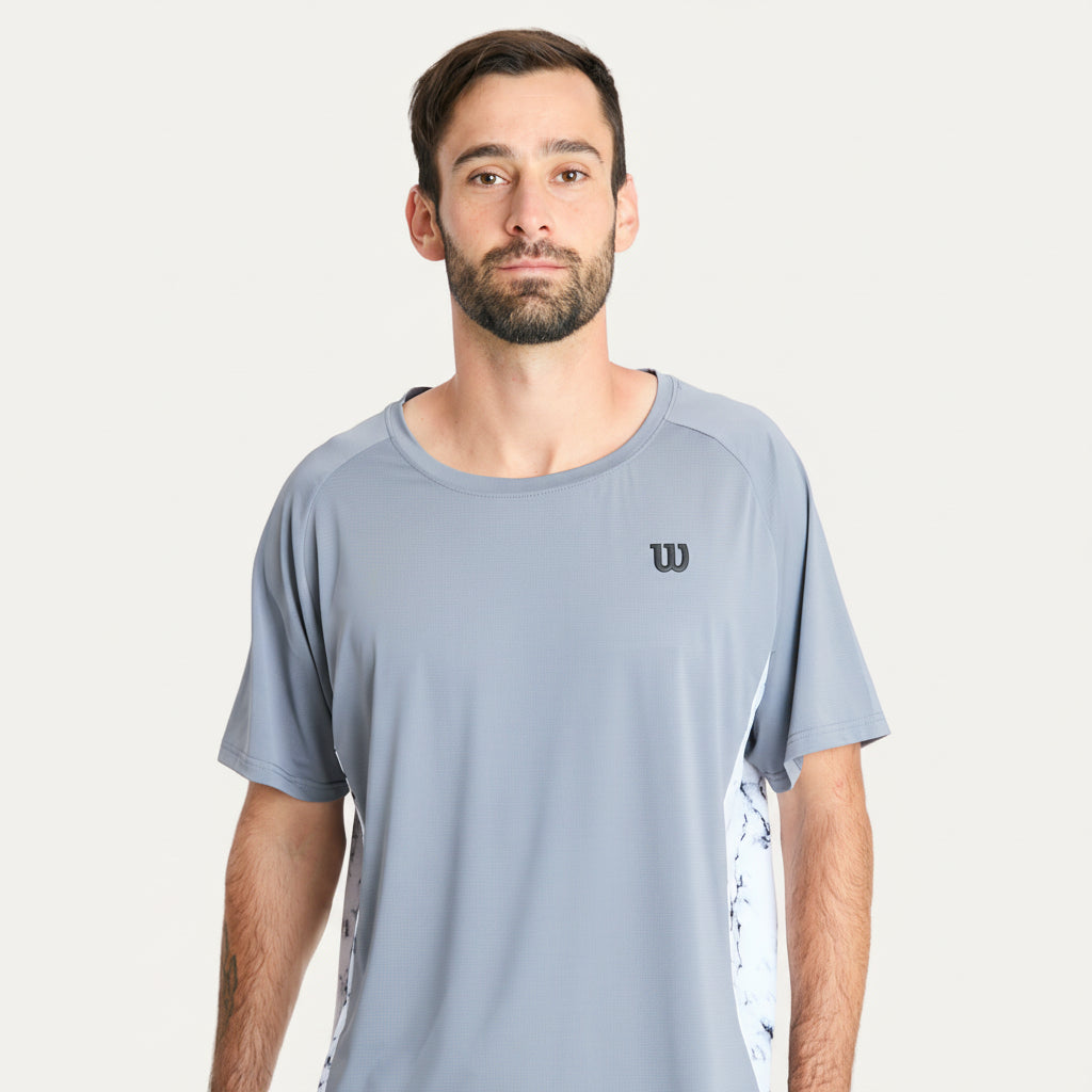 Polera Deportiva Hombre Gris