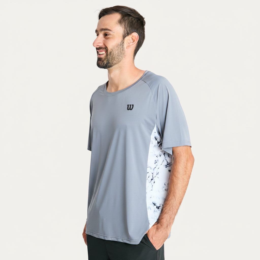 Polera Deportiva Hombre Gris