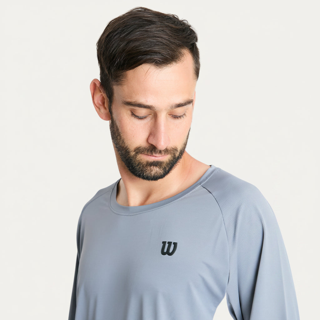 Polera Deportiva Hombre Gris