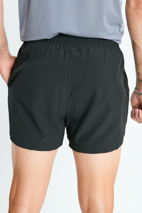 SHORT CORTO POLIESTER CABALLERO NEGRO