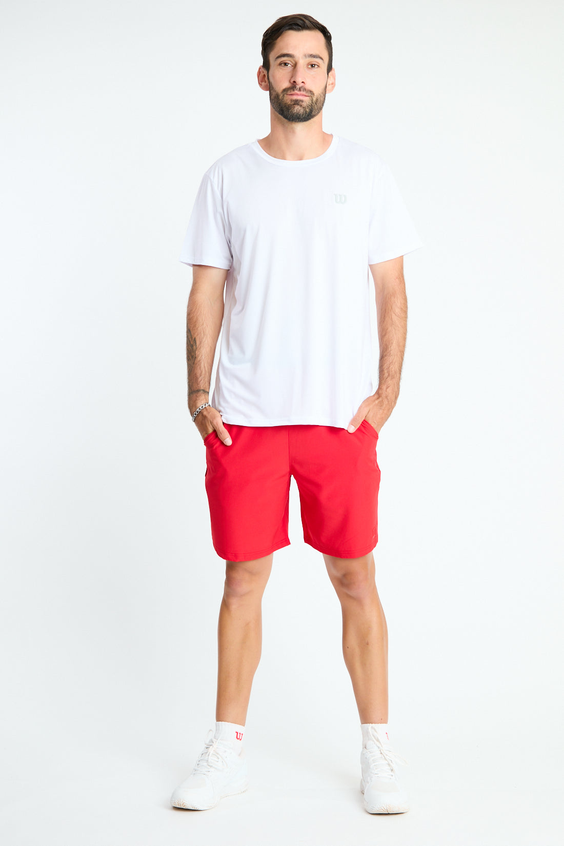POLERA DEPORTIVA HOMBRE BLANCA
