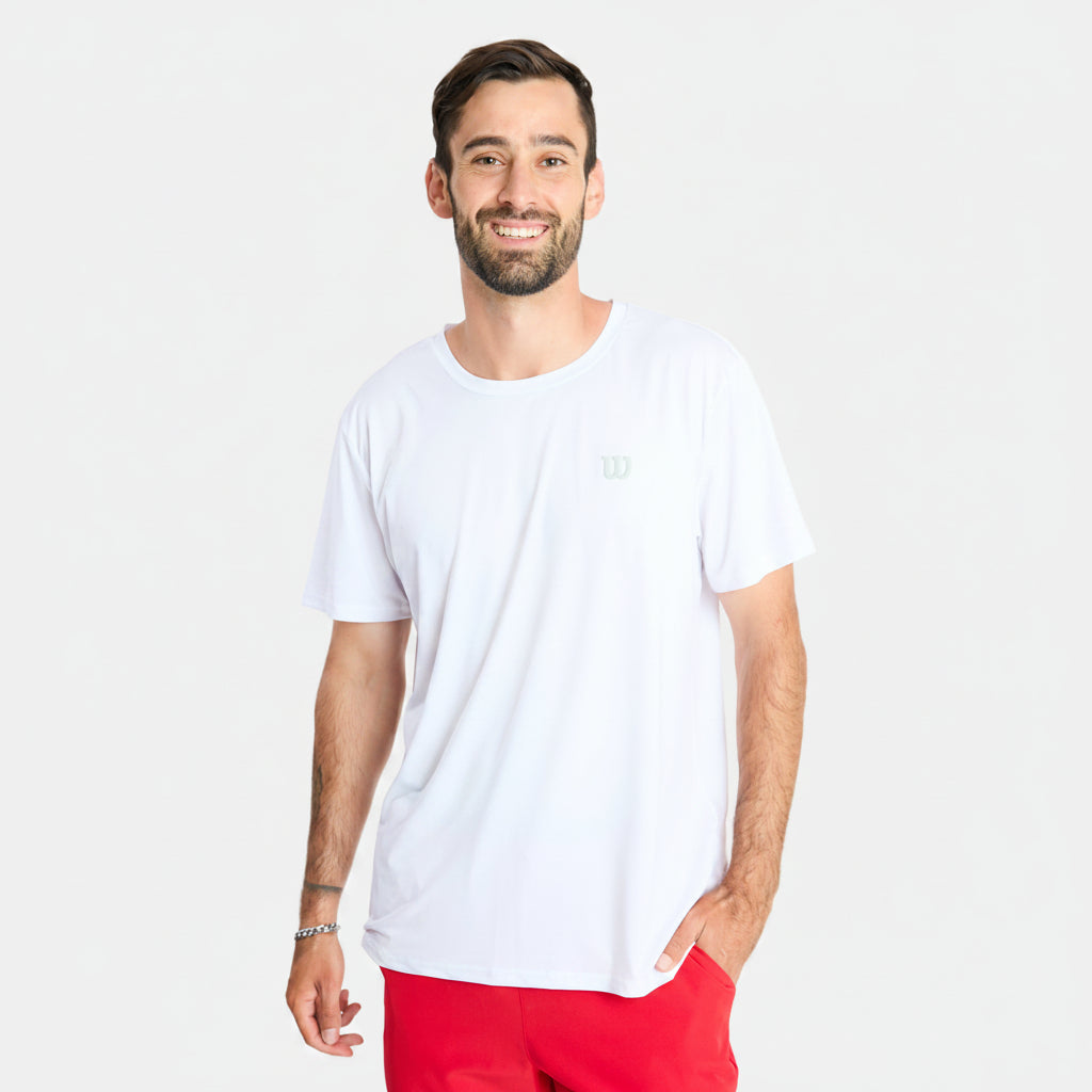 Polera Deportiva Hombre Blanca