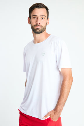 POLERA DEPORTIVA HOMBRE BLANCA