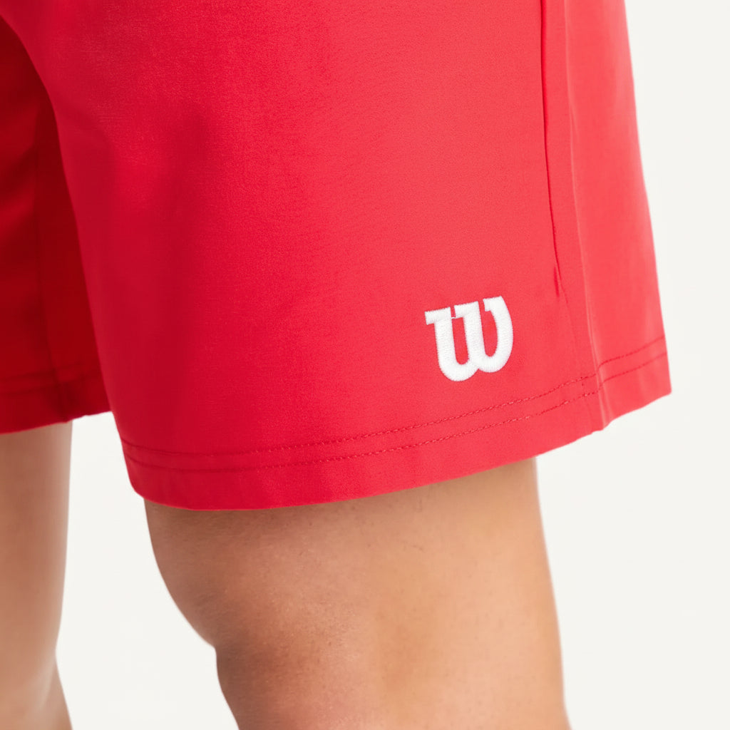 Short Poliester Caballero Rojo