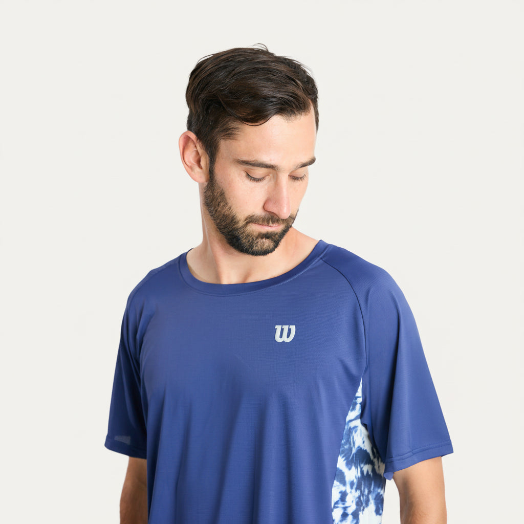Polera Deportiva Hombre Azul