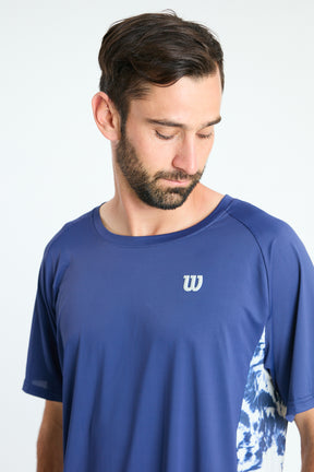 POLERA DEPORTIVA HOMBRE AZUL