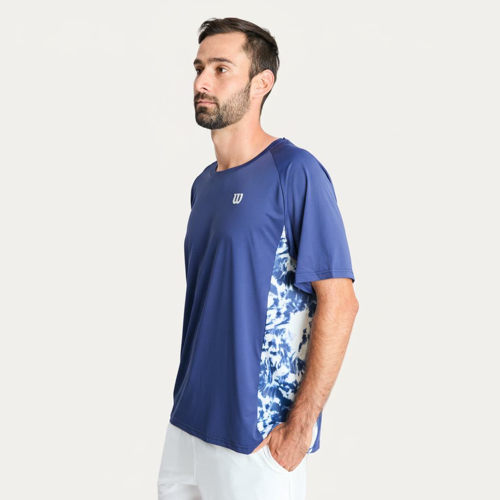 Polera Deportiva Hombre Azul