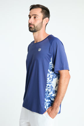 POLERA DEPORTIVA HOMBRE AZUL