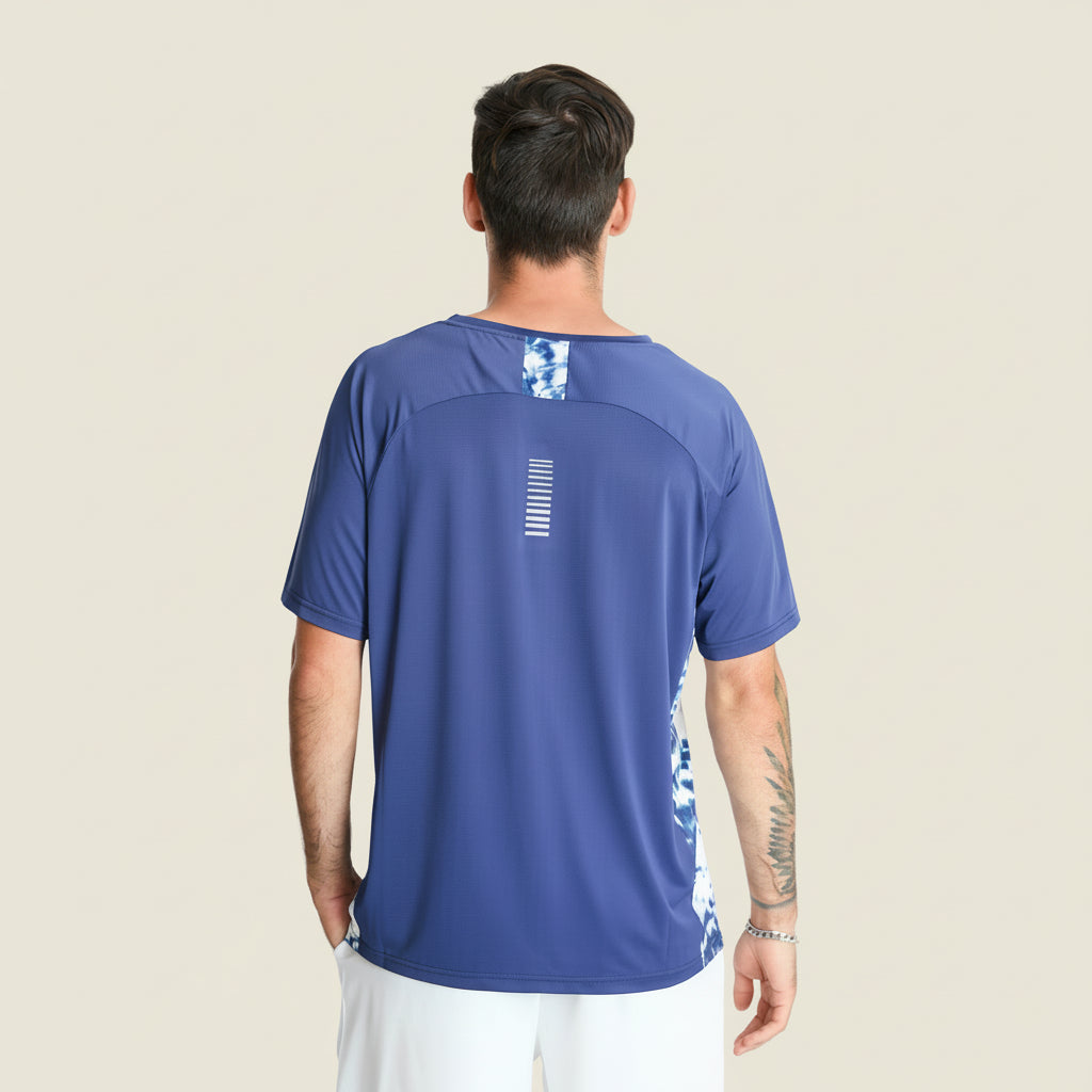 Polera Deportiva Hombre Azul