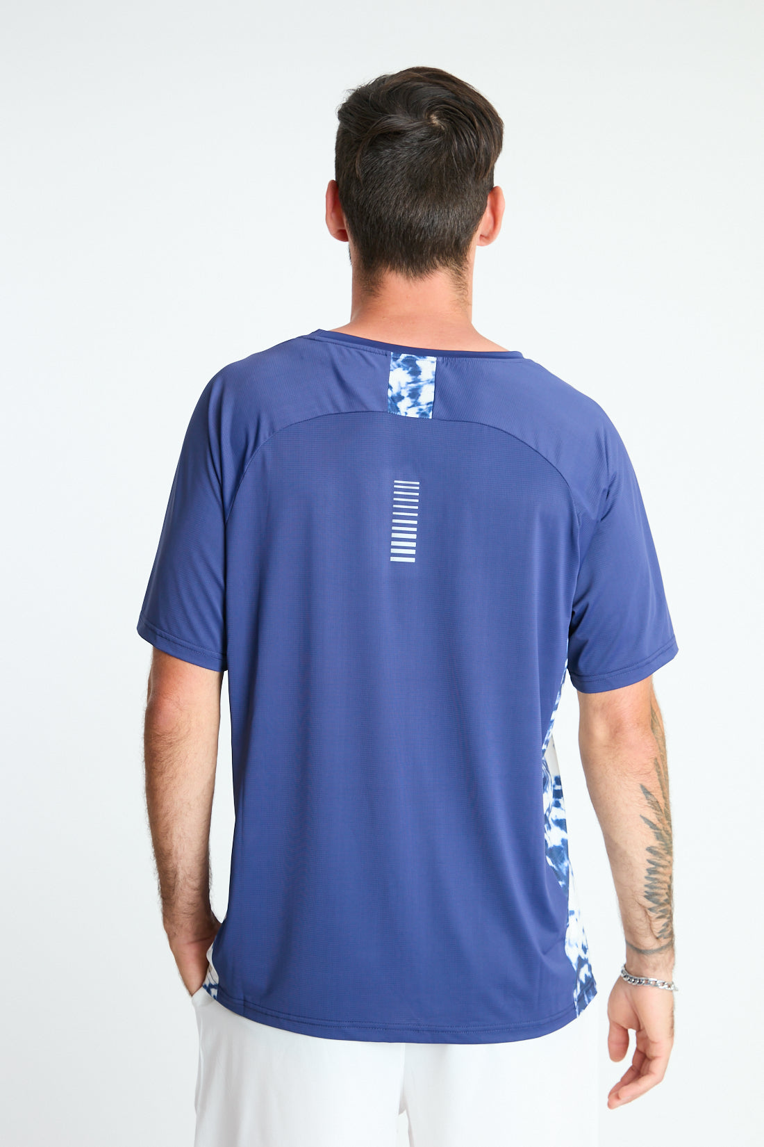 POLERA DEPORTIVA HOMBRE AZUL