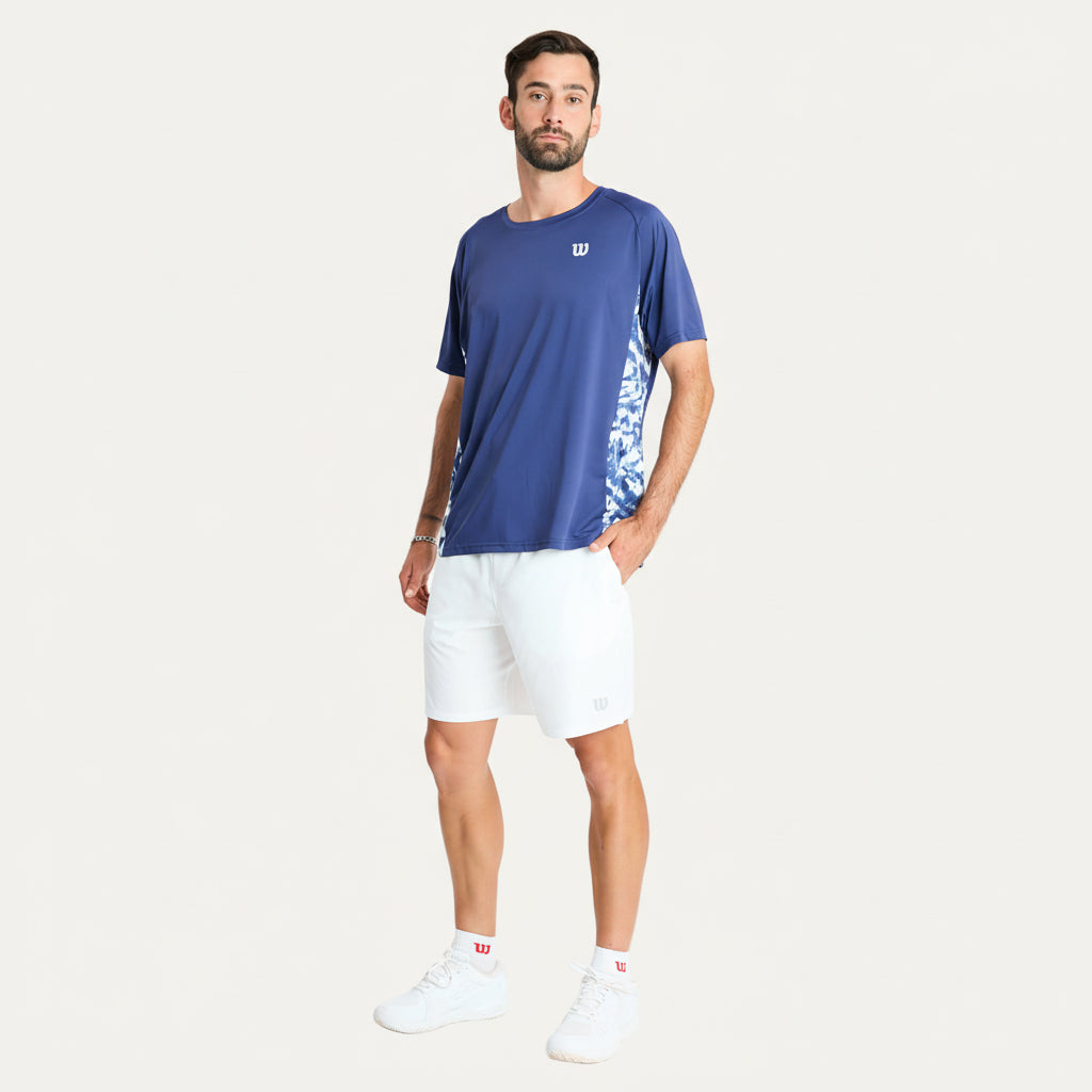 Short Poliester Caballero Blanco