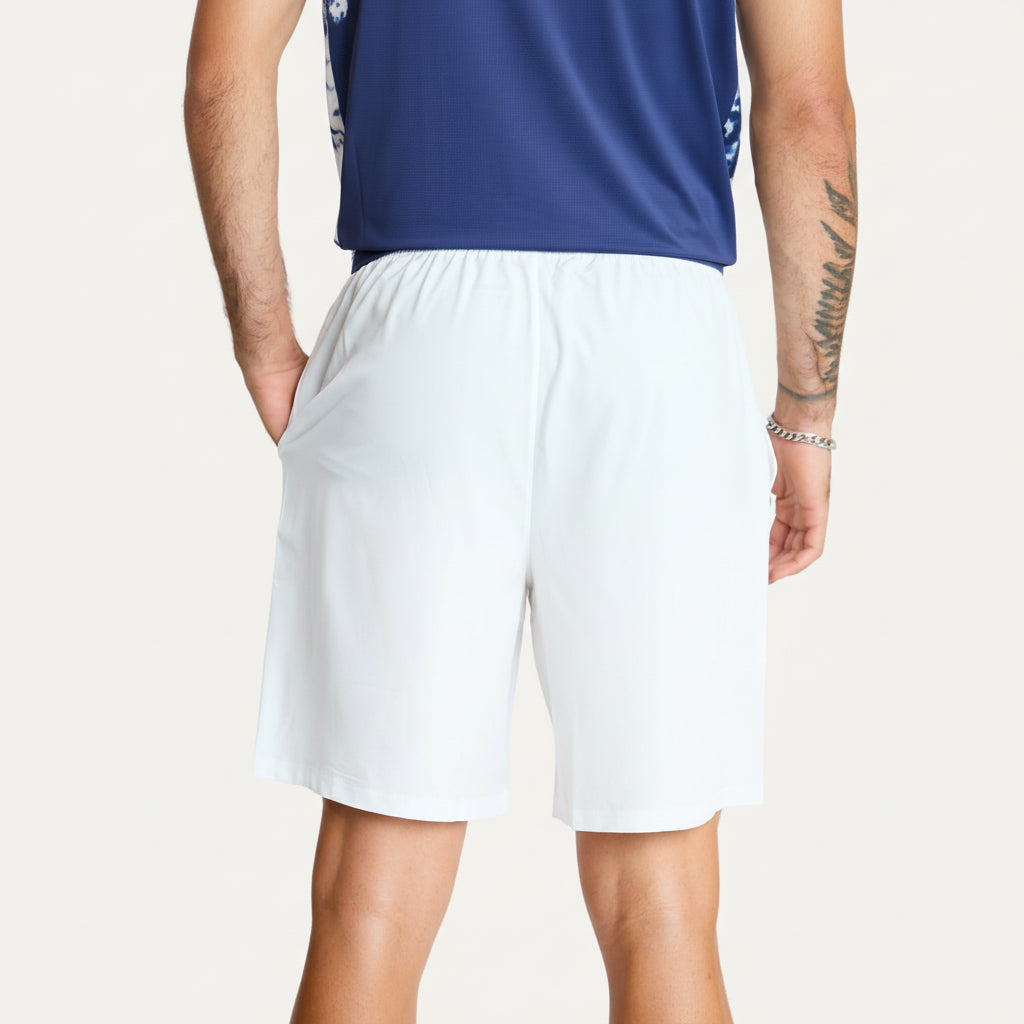 Short Poliester Caballero Blanco