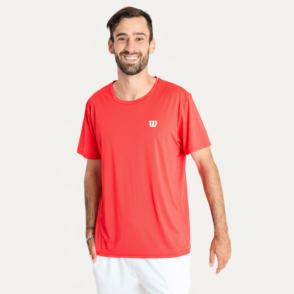 Polera Deportiva Hombre Roja