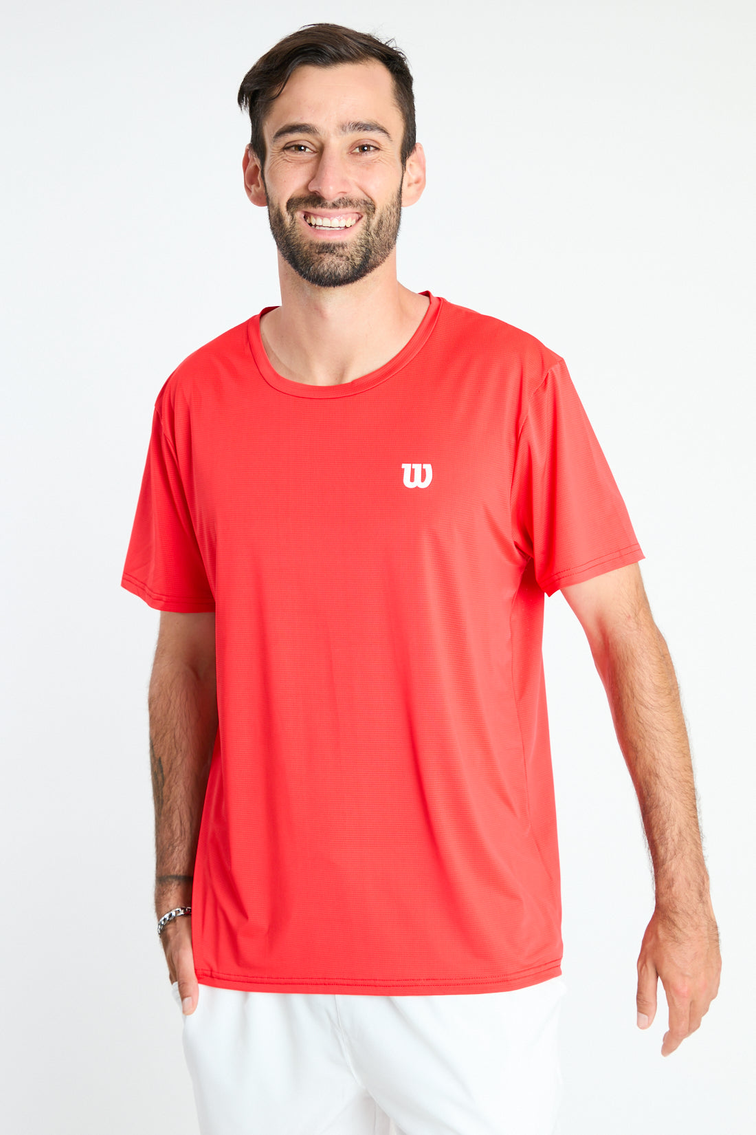 POLERA DEPORTIVA HOMBRE ROJA