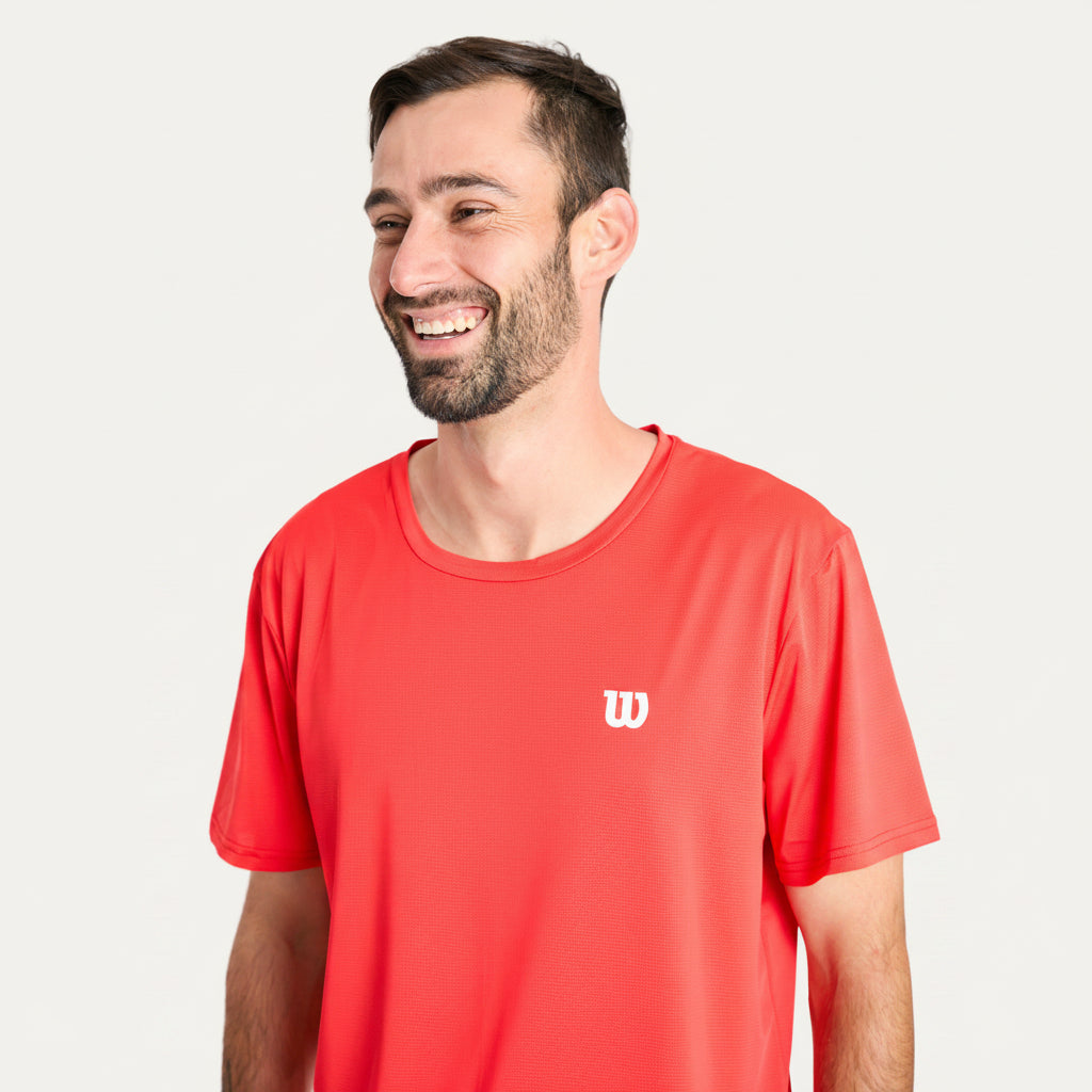 Polera Deportiva Hombre Roja