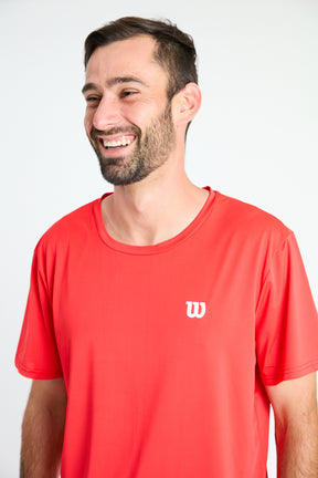 POLERA DEPORTIVA HOMBRE ROJA