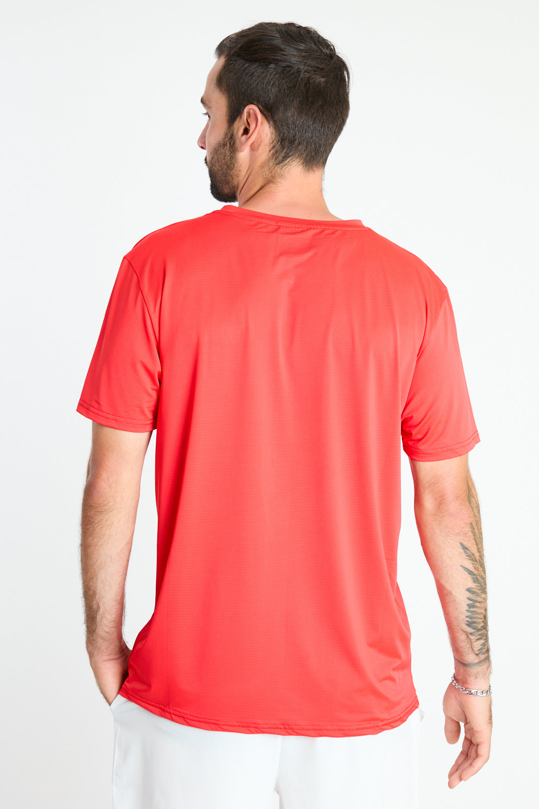 POLERA DEPORTIVA HOMBRE ROJA